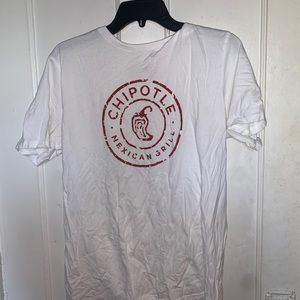 White & red CHIPOTLE shirt